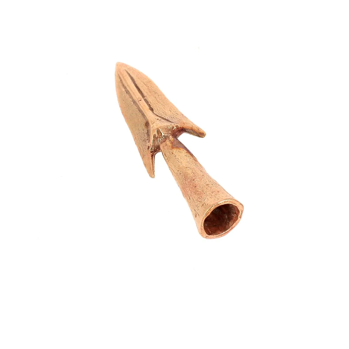 Pointe de flèche en bronze massif - 15x60mm - Image 2