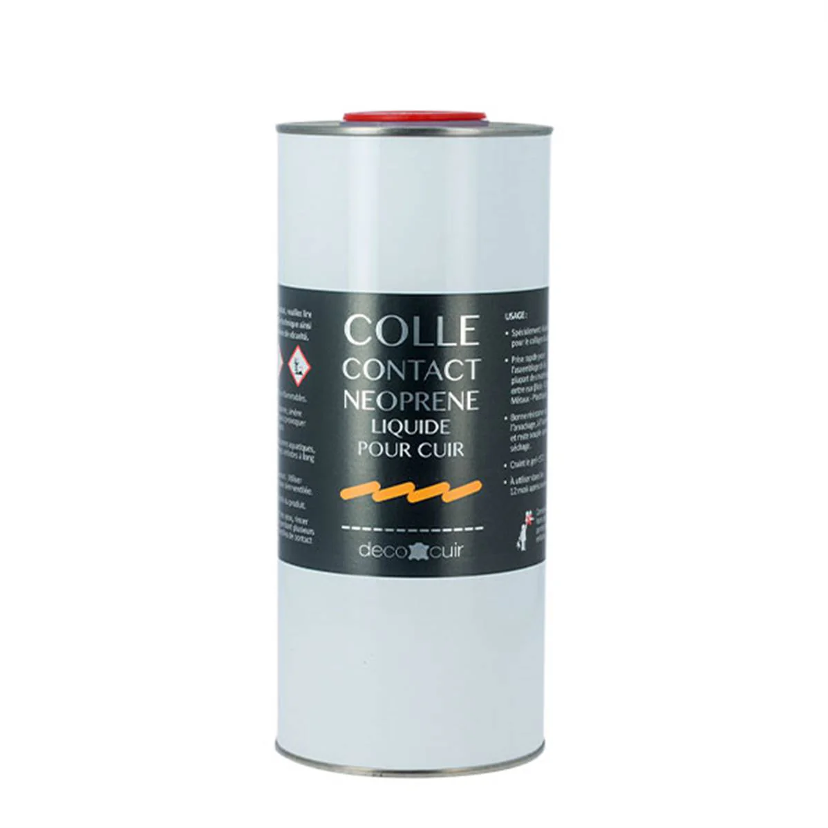 Pot de colle néoprène,LIQUIDE - Deco Cuir - Image 2