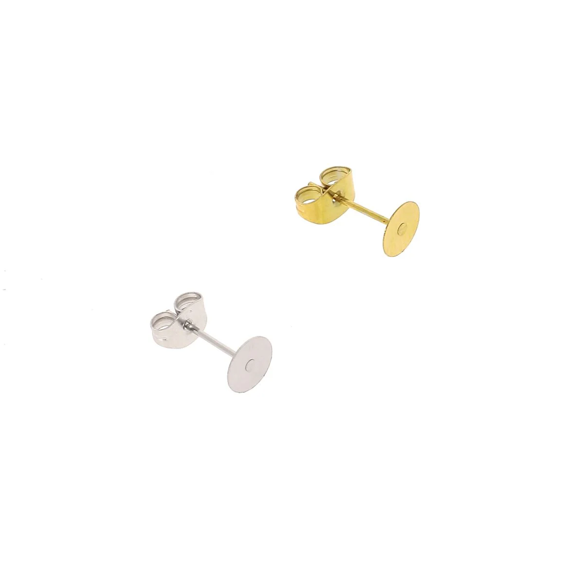 Puce d'oreille avec embout en inox - Diamètre 6mm