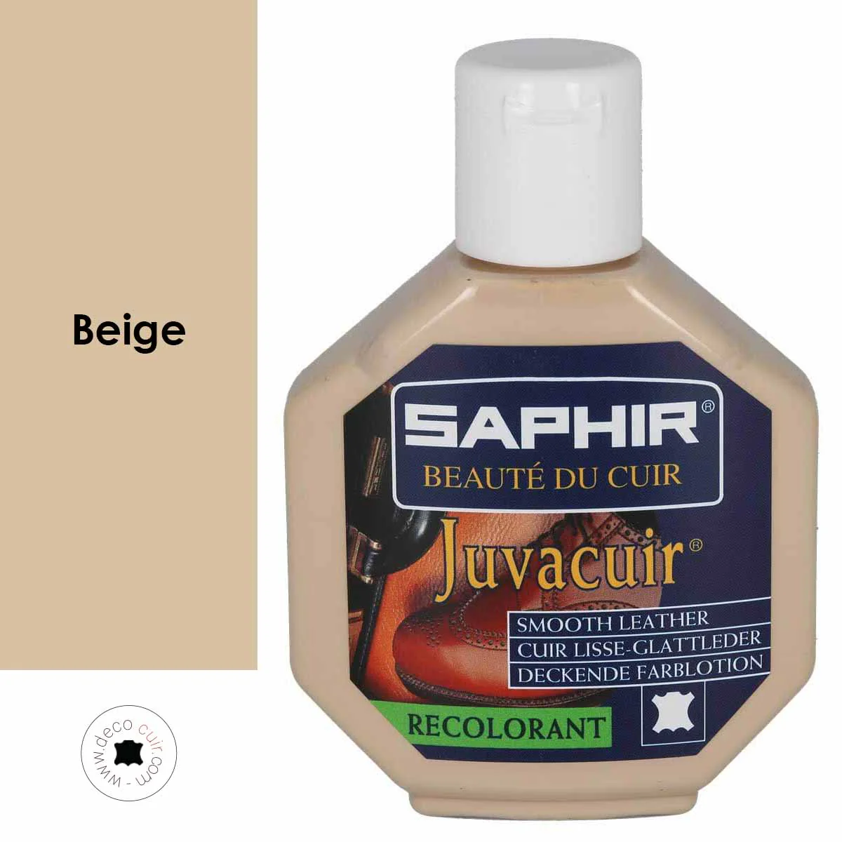 Recolorant pour cuir Juvacuir 75 ml Saphir - BEIGE 16