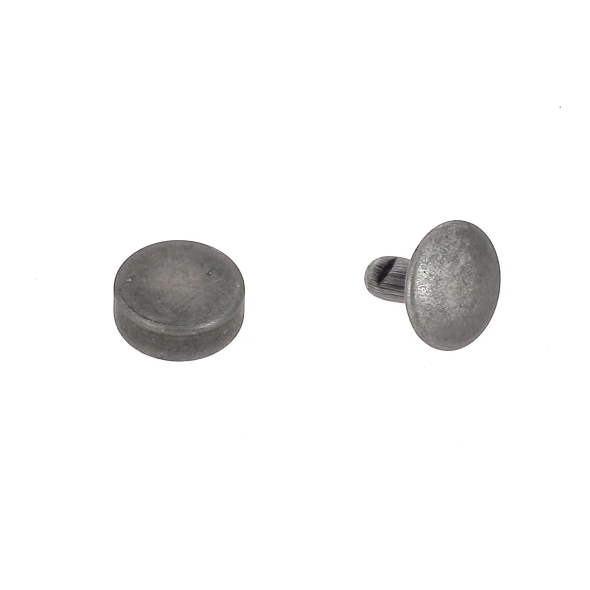 Lot de 100 moyens rivets DOUBLE CALOTTE en acier - Tête plate - 9mm - Image 9