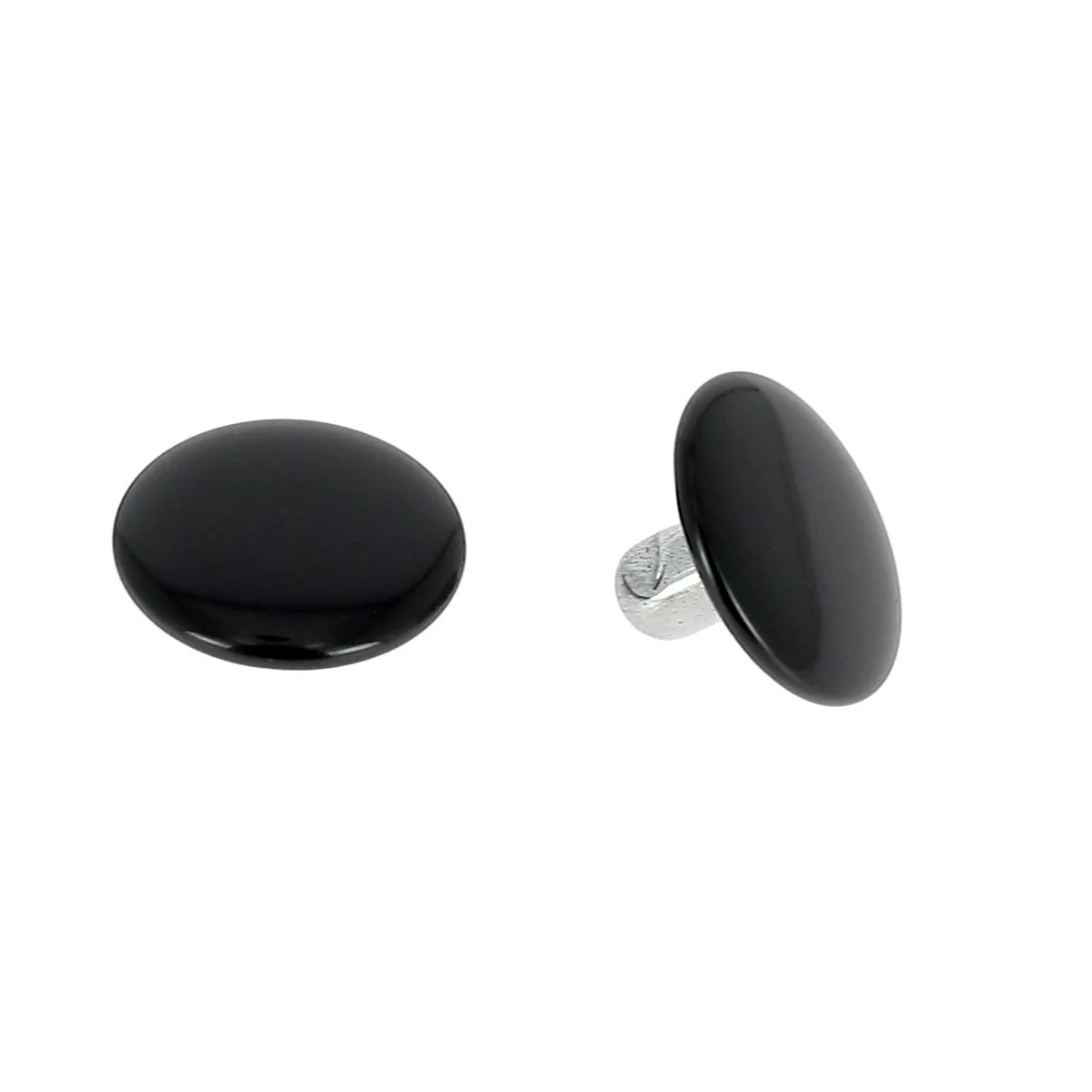 Lot de 100 gros rivets DOUBLE CALOTTE en acier (T7 COURT) - Image 4