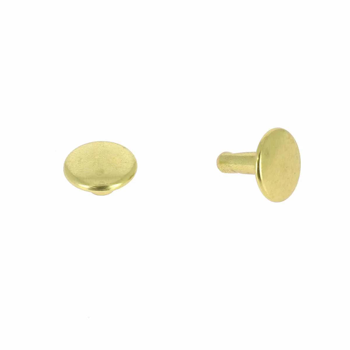 Lot de rivets moyens DOUBLE CALOTTE en laiton (T4) - Image 12