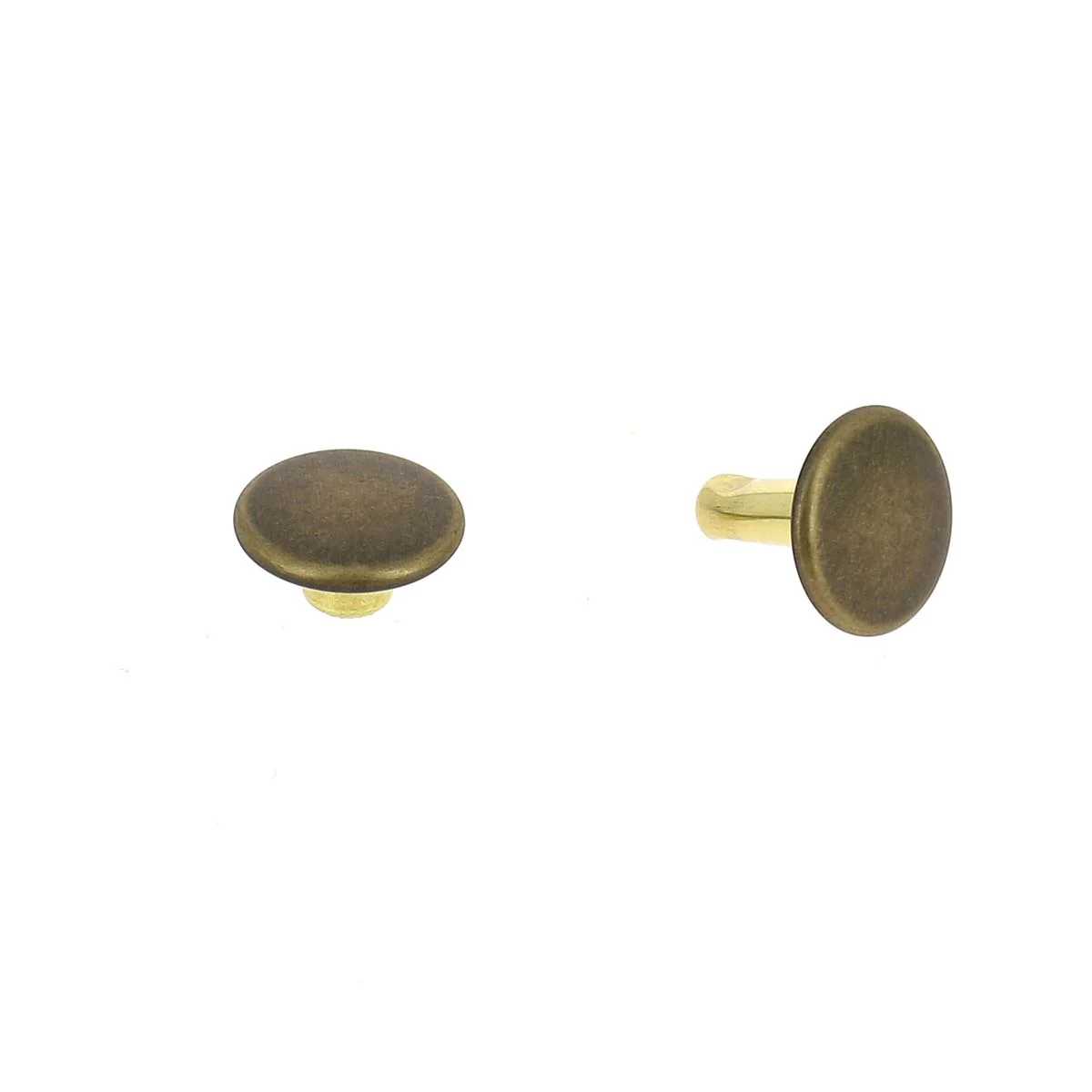 Lot de rivets moyens DOUBLE CALOTTE en laiton (T4) - Image 15