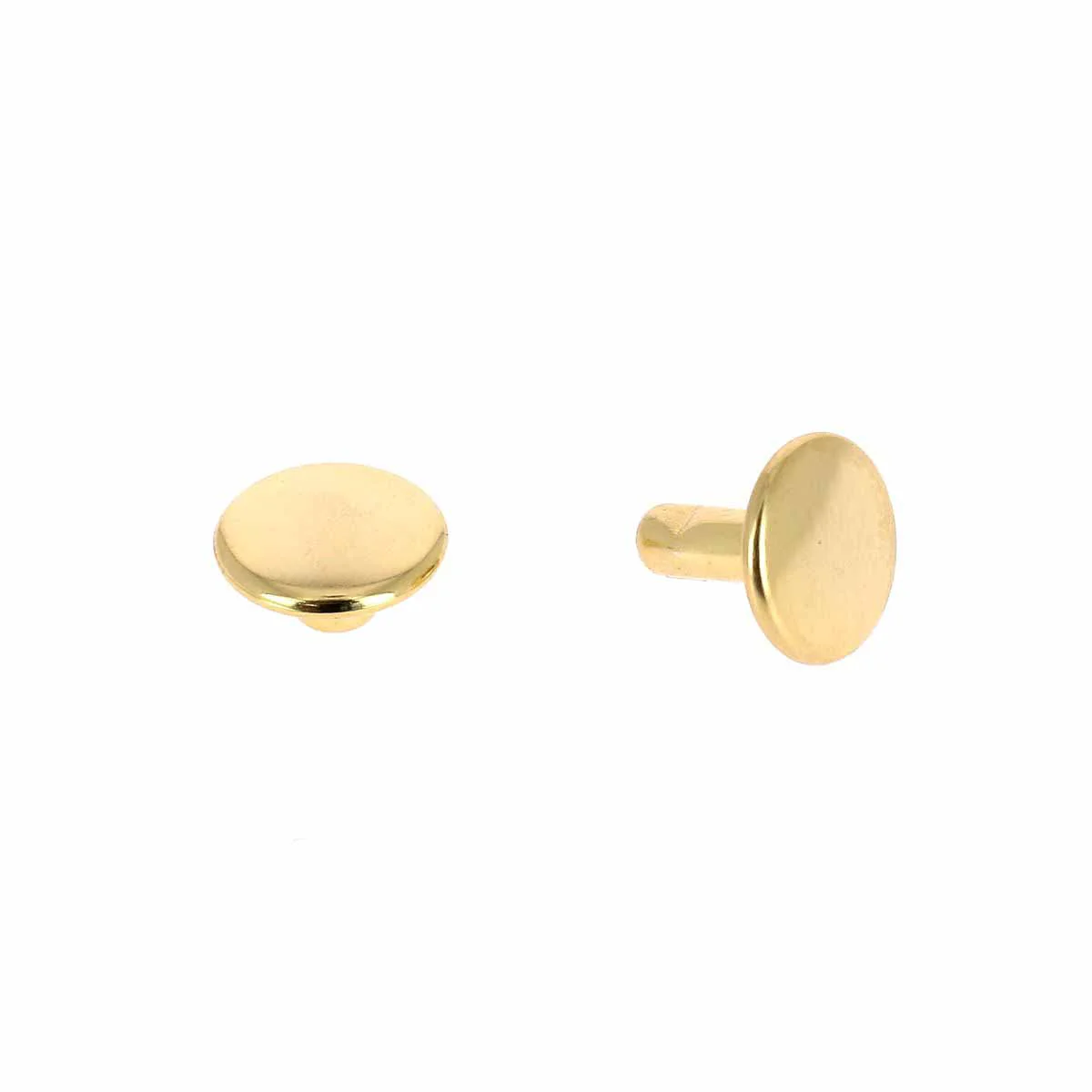 Lot de rivets moyens DOUBLE CALOTTE en laiton (T4) - Image 8