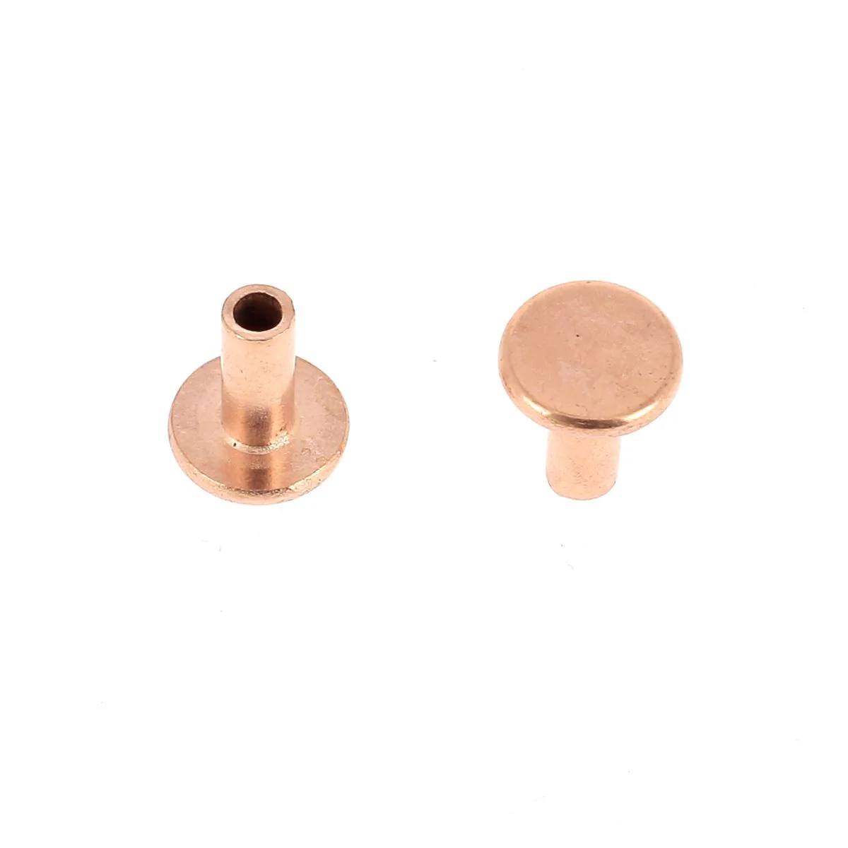 Lot de 100 rivets tubulaires à frapper - Ouverture en étoile - Diamètre 8mm