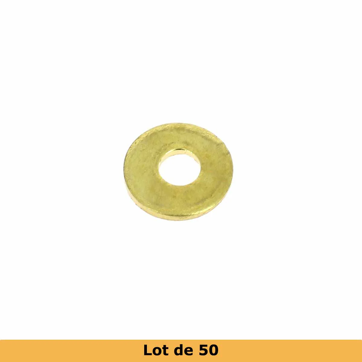Rondelles en laiton massif - 11mm