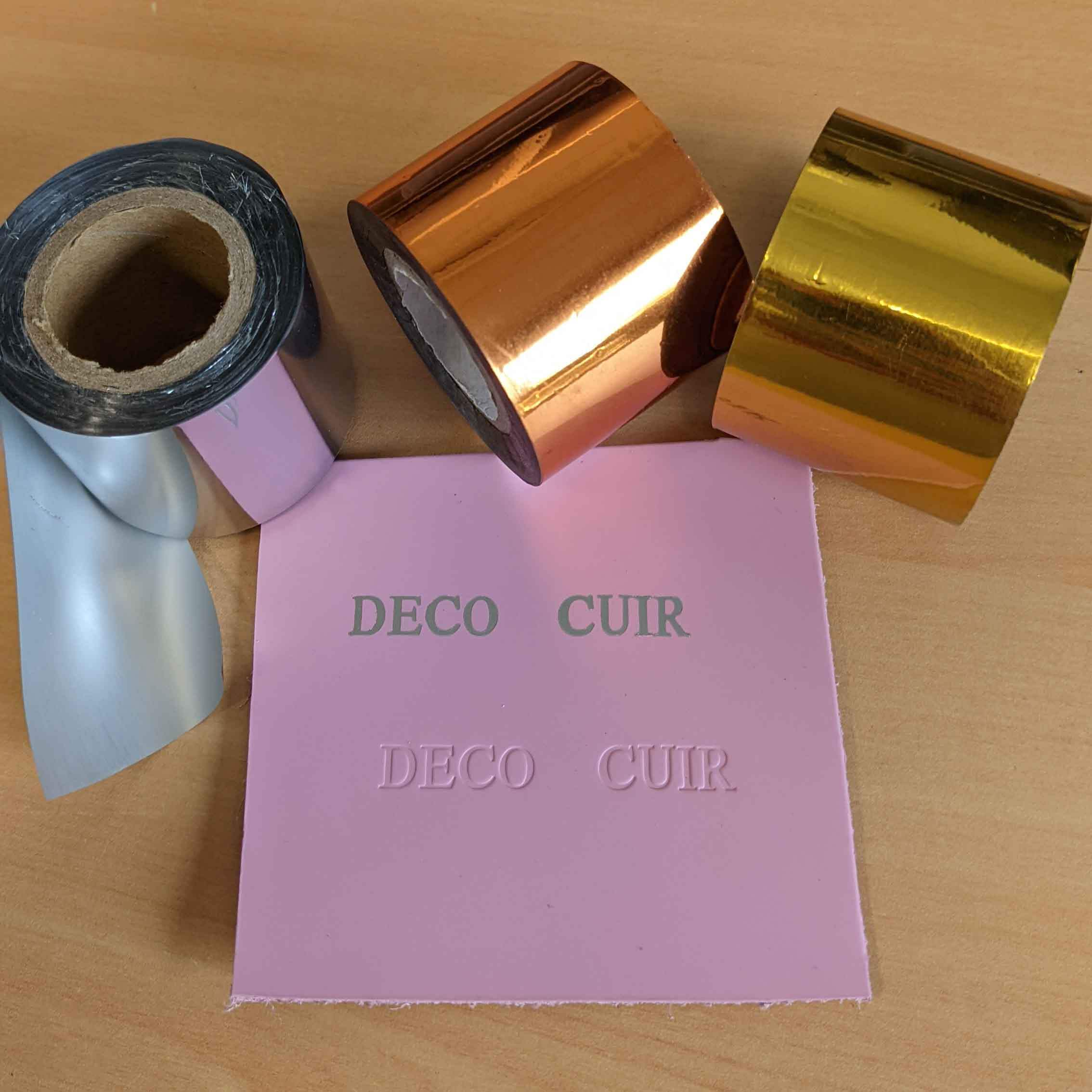 Rouleau 40mm film de transfert foil pour marquage à chaud - Image 2