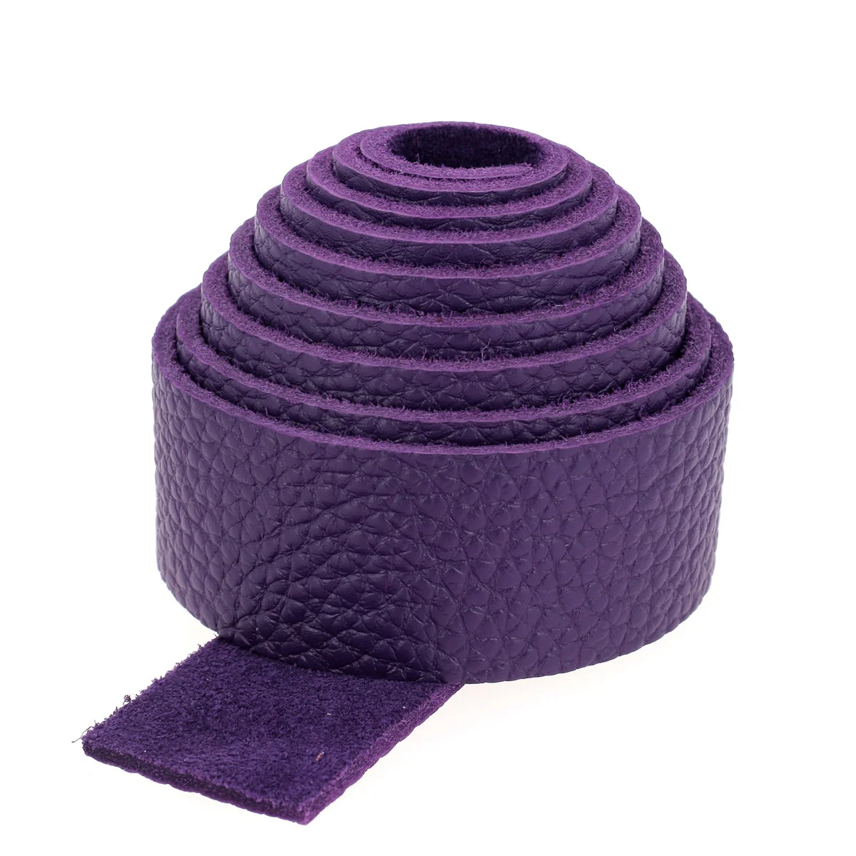 Sangle en cuir GROGRAIN - VIOLET K26 - Image 2