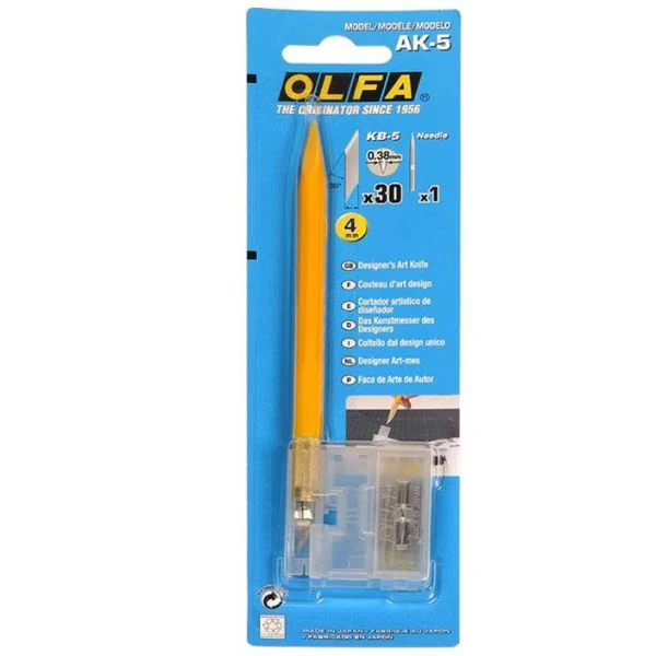 Scalpel - Couteau d'art - OLFA AK-5 avec une aiguille - Image 2