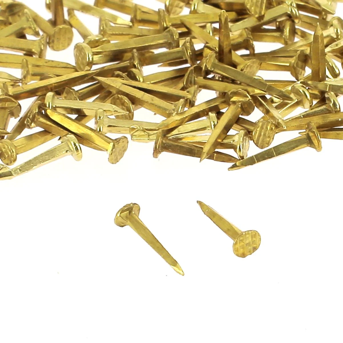Lot de semences laiton miniatures tête ronde - 7mm - LAITON