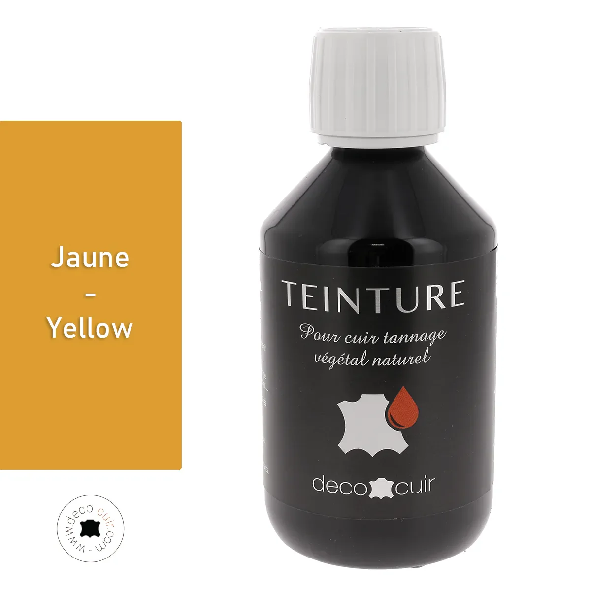 Teinture base aqueuse Deco Cuir - JAUNE - Image 4