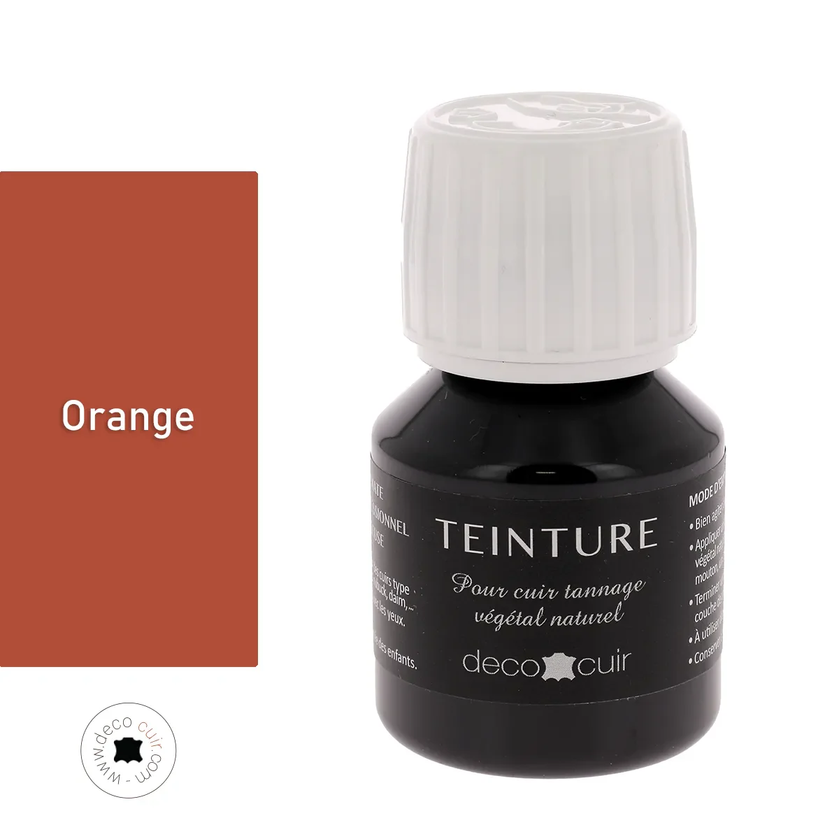 Teinture base aqueuse Deco Cuir - ORANGE
