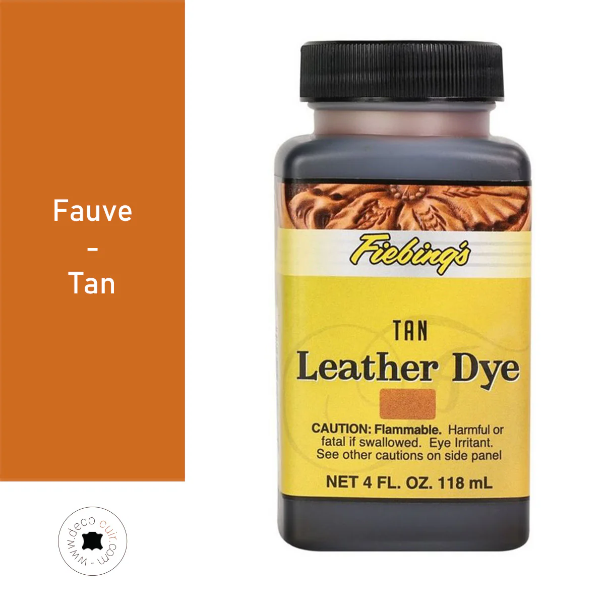 Teinture pour cuir FIEBING'S Leather dye - FAUVE / TAN