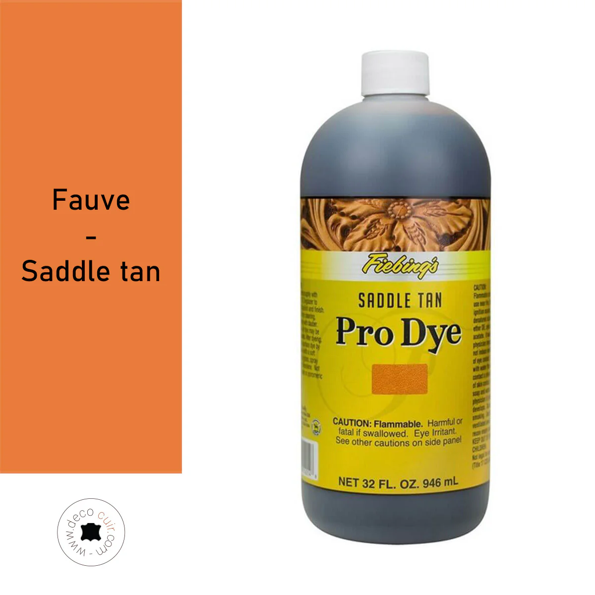 Teinture à l'huile - Fiebing's Pro Dye - FAUVE / SADDLE TAN - Image 3
