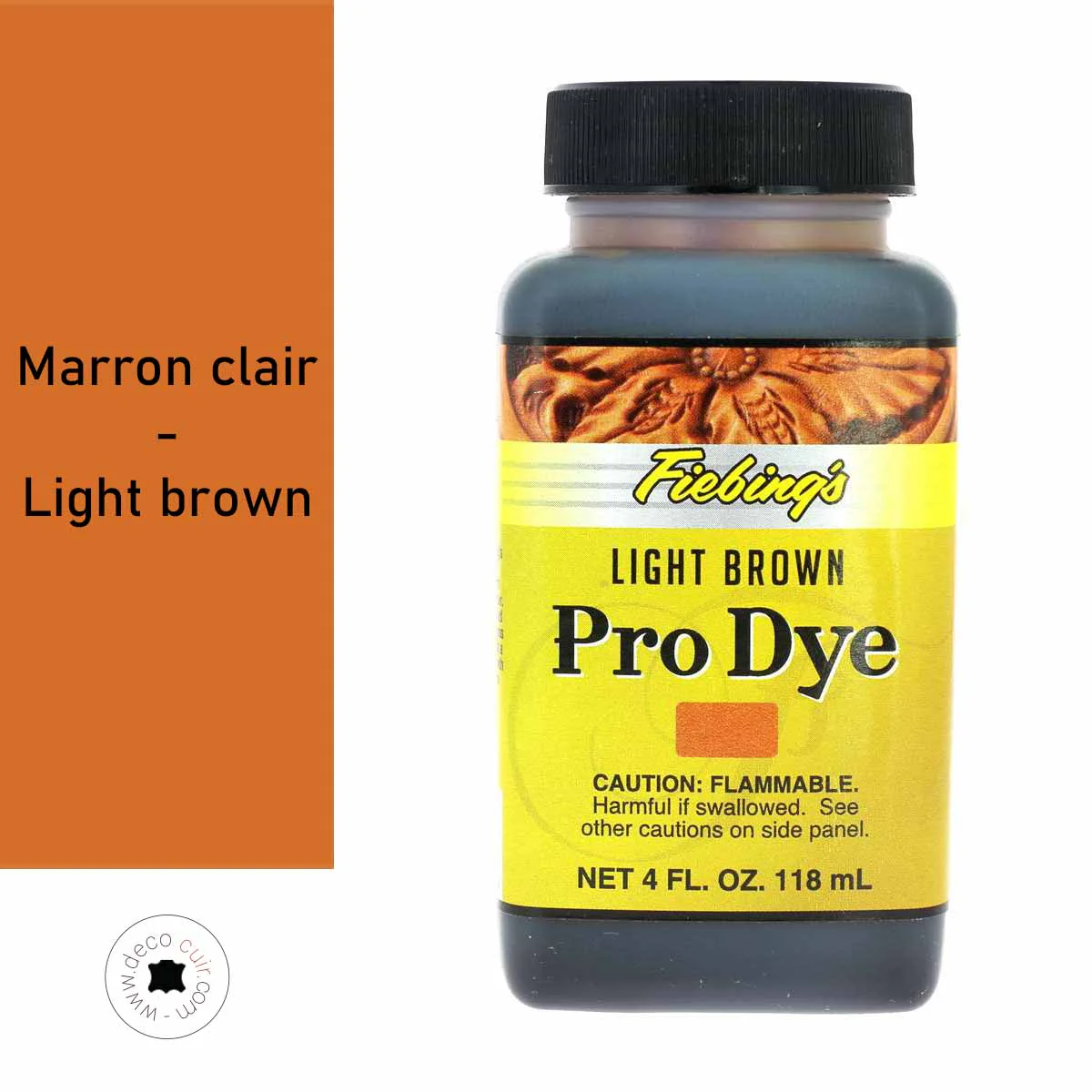 Teinture à l'huile - Fiebing's Pro Dye - MARRON CLAIR / LIGHT BROWN