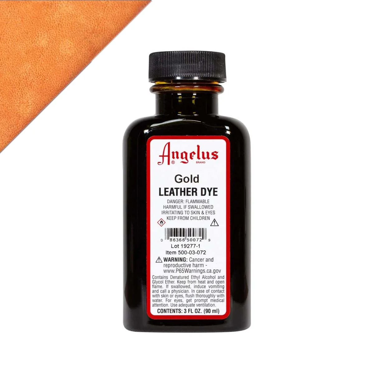 Teinture pour cuir Angelus Leather Dye 90ml - Gold 072