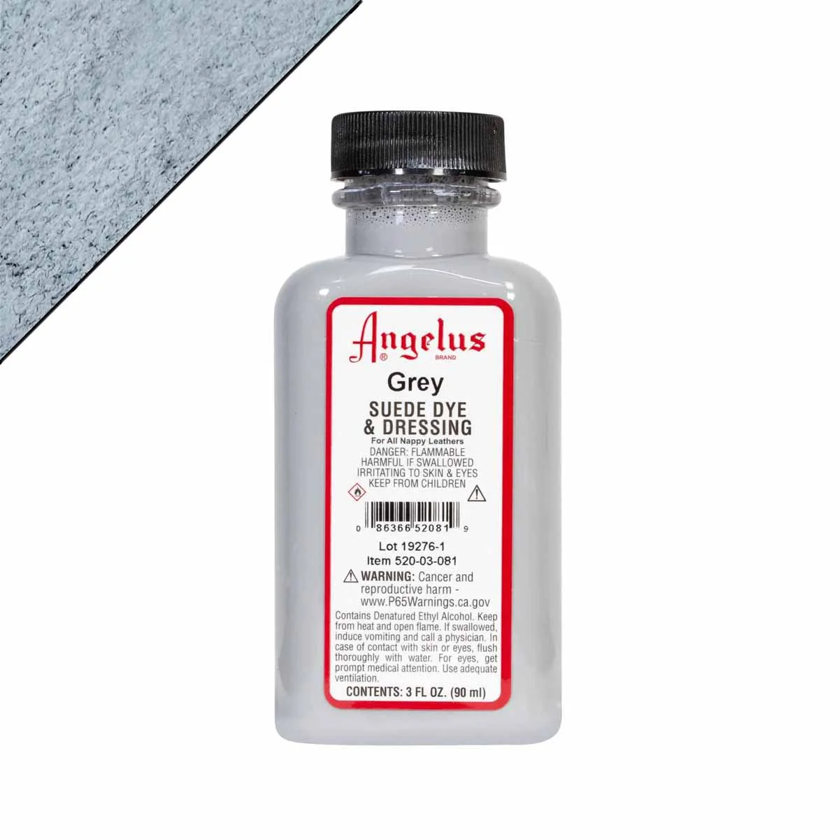 Teinture pour cuir velours Angelus Suede Dye 90ml - Grey 081