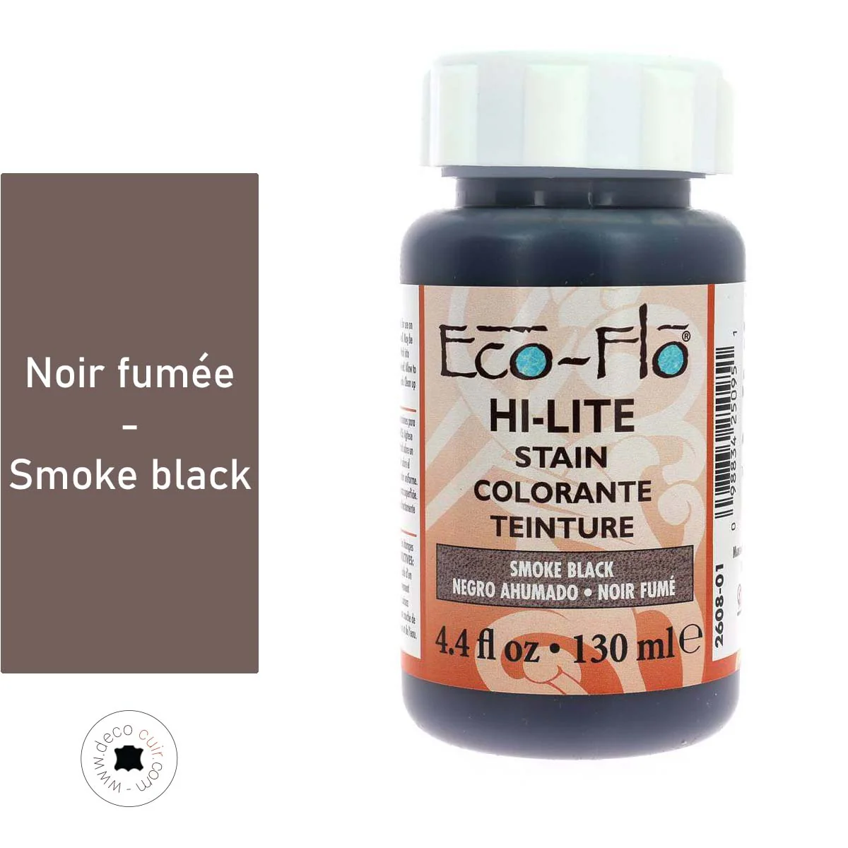 Teinture pour repoussage Hi-Lite - Eco-Flo - 130ml - NOIR FUMÉE / SMOKE BLACK