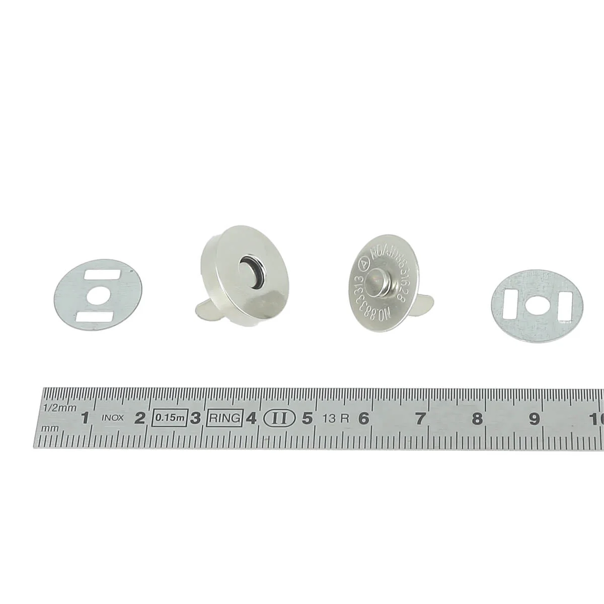 Lot de 50 fermoirs TOP magnétiques ÉCONOMIQUE - RONDS - Image 3