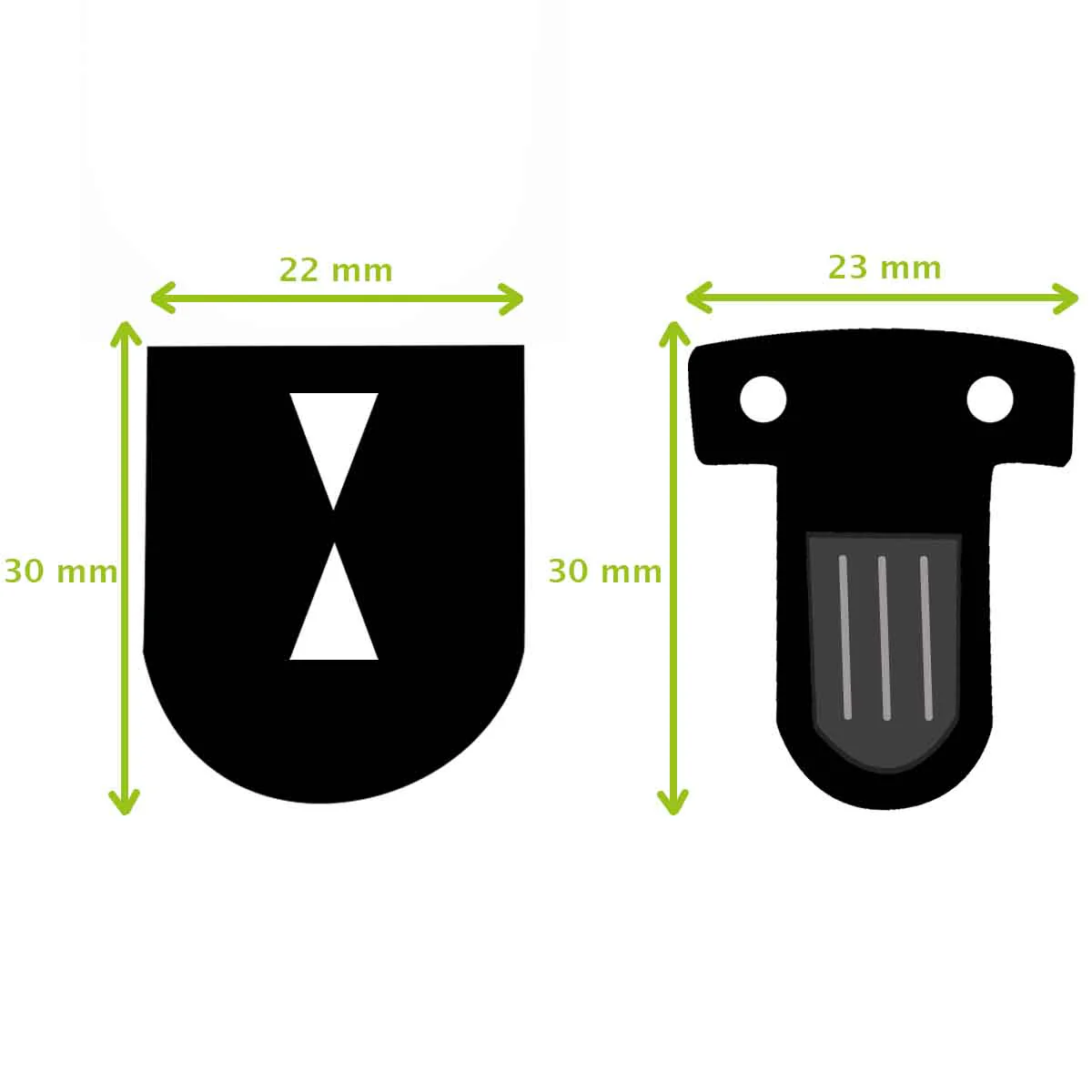 TUCK - fermeture de cartable - 23x30mm - Image 2