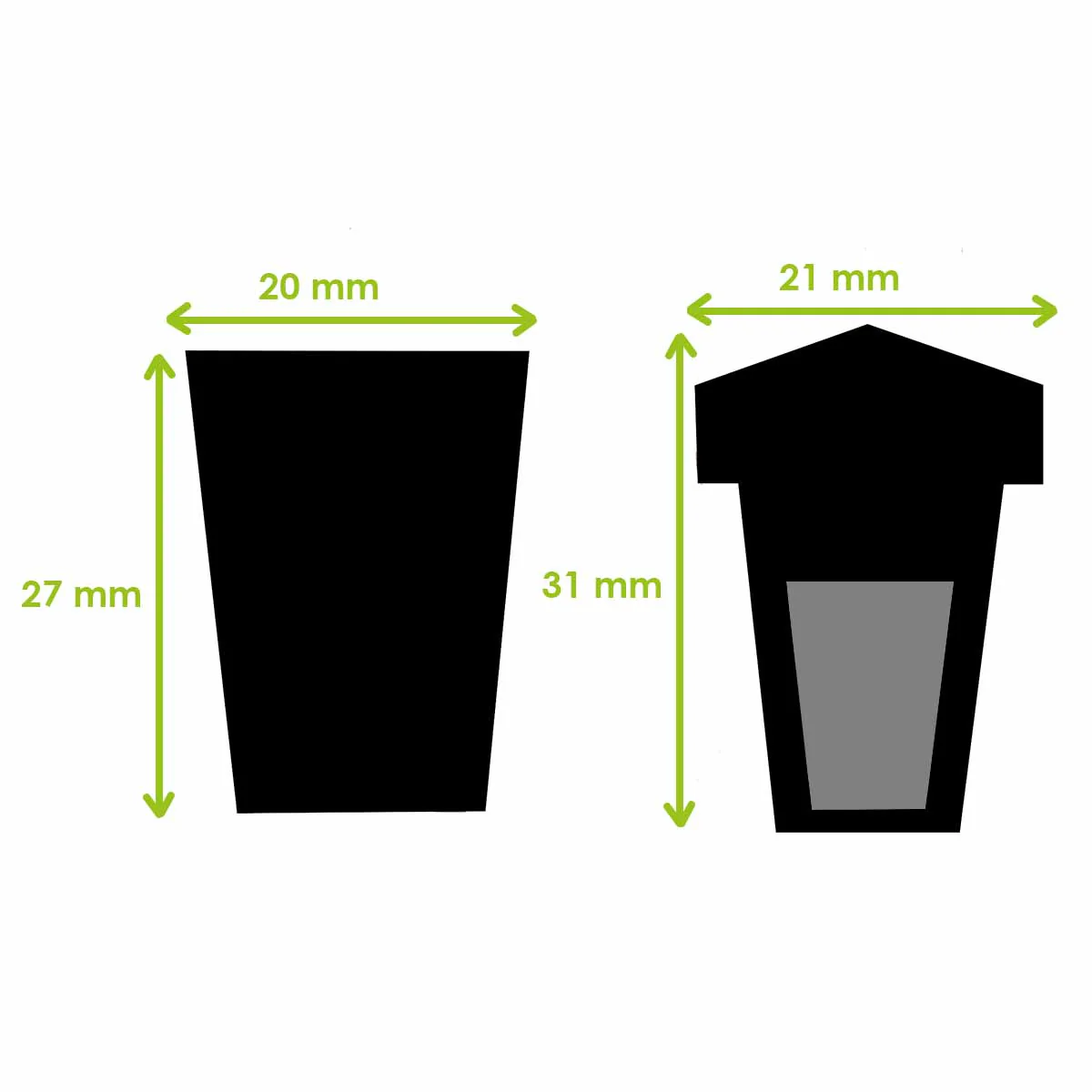 TUCK - Fermeture de cartable - 21x31mm - Image 2