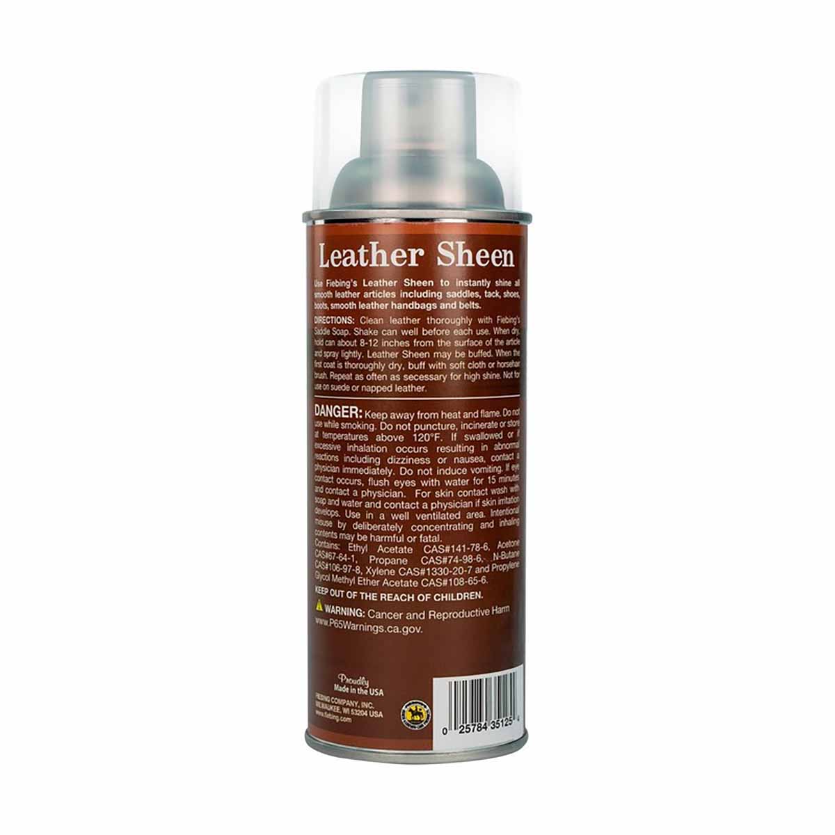 Vernis brillant pour cuir en spray - Fiebing's Leather Sheen 300g - Image 2